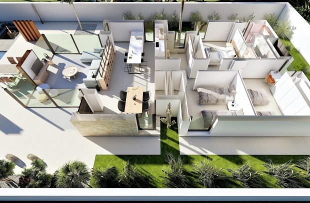 New Build - Detached House / Villa - San Fulgencio - El Oasis