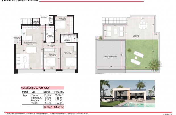 Nueva construcción  - Detached House / Villa - Alhama De Murcia - Condado De Alhama