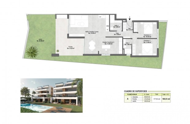 Nueva construcción  - Apartment - Alhama De Murcia - Condado De Alhama Resort