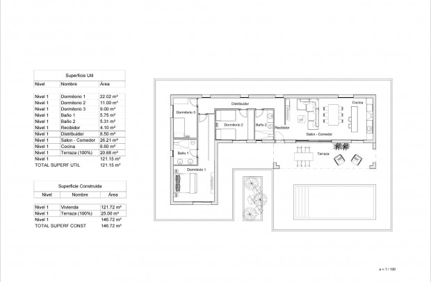 Nueva construcción  - Detached House / Villa - Pinoso - Lel