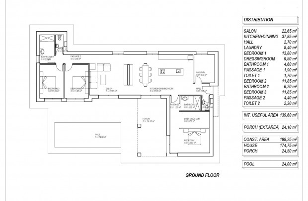 New Build - Detached House / Villa - Pinoso - Campo