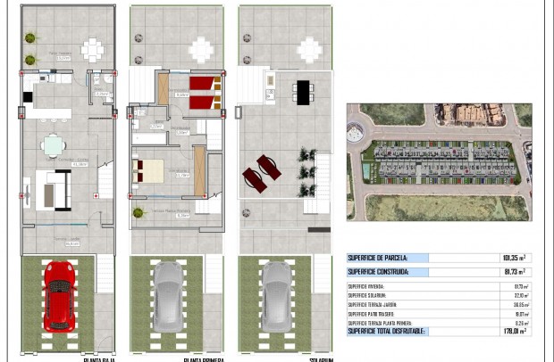 New Build - Town house - Cox - Sin Zona