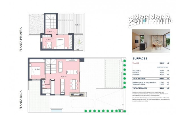 Nueva construcción  - Detached House / Villa - Torre Pacheco - Santa Rosalia Lake And Life Resort