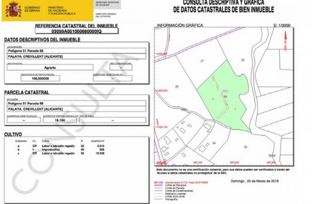 Revente - Plot - Crevillente