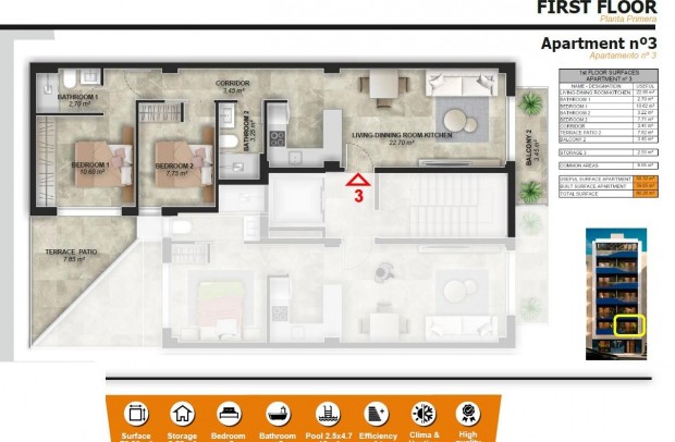 New Build - Apartment - Torrevieja - Playa del Acequion