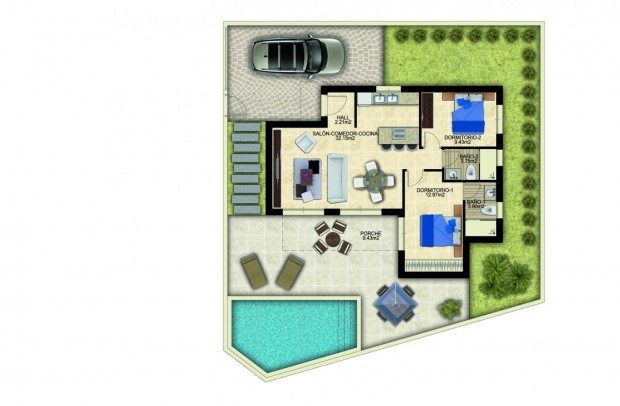 Nueva construcción  - Detached House / Villa - Benijófar - Polideportivo