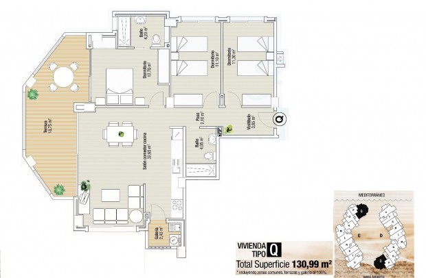 New Build - Apartment - La Manga del Mar Menor