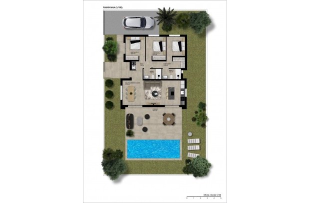 Nouvelle construction - Detached House / Villa - Hondon de las Nieves - Urbaniz La Montañosa