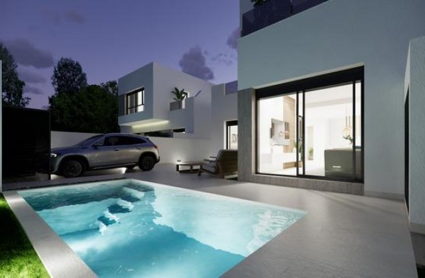 New Build - Detached House / Villa - San Fulgencio - Polideportivo