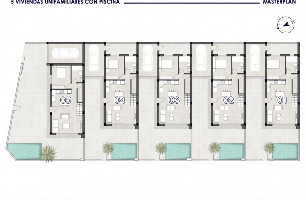 New Build - Villa Detached - San Pedro del Pinatar - Polideportivo