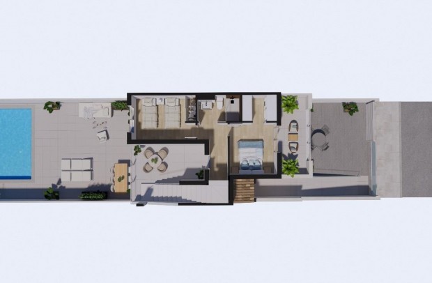 New Build - Town house - Los Alcazares - Serena Golf