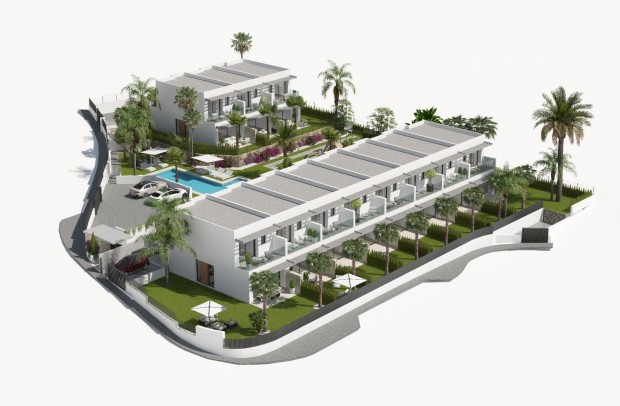 New Build - Townhouse - Finestrat - Balcon sierra cortina