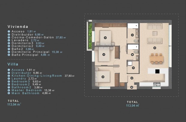 New Build - Villa Detached - Orihuela Costa - Las Filipinas