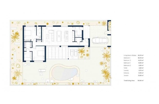 Nueva construcción  - Villa Detached - Banos y Mendigo - Altaona Golf