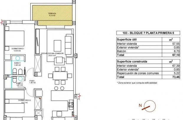 Nouvelle construction - Apartment - Vera - El Playazo