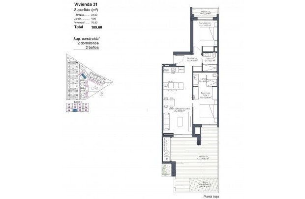 New Build - Apartment - Los Alcazares - Serena Golf