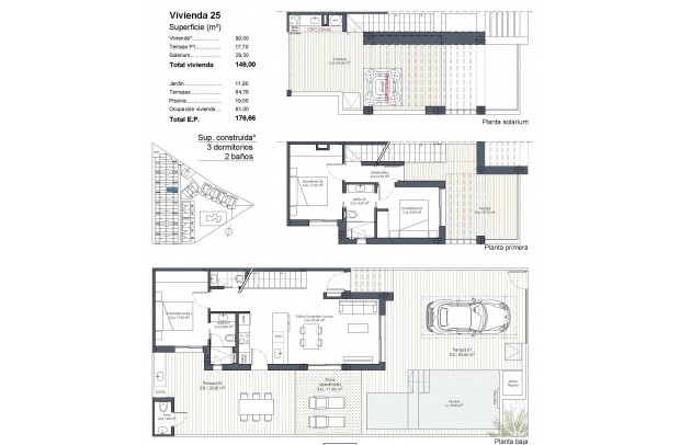 New Build - Town house - Los Alcazares - Serena Golf
