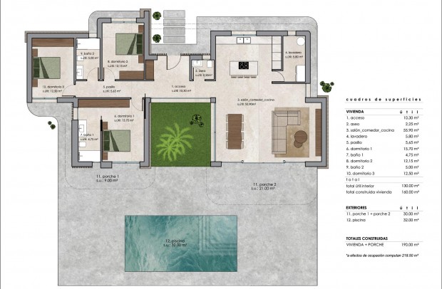Nouvelle construction - Villa Detached - Pinoso - Lel
