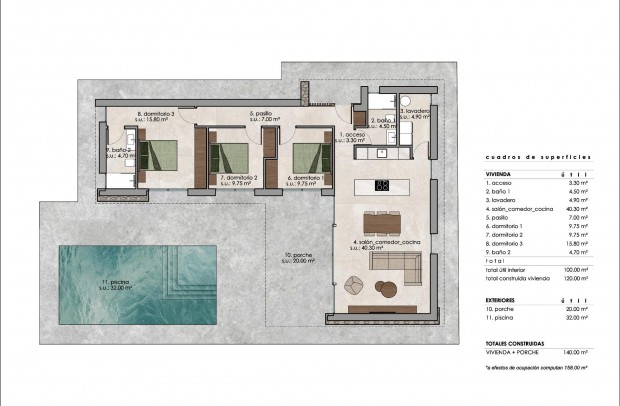 Nouvelle construction - Villa Detached - Pinoso - Lel