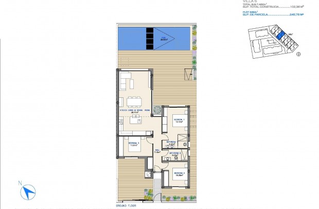 Nouvelle construction - Villa Detached - Los Alcazares - Serena Golf