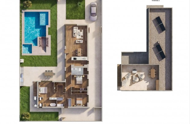 New Build - Villa Detached - Sucina - pueblo