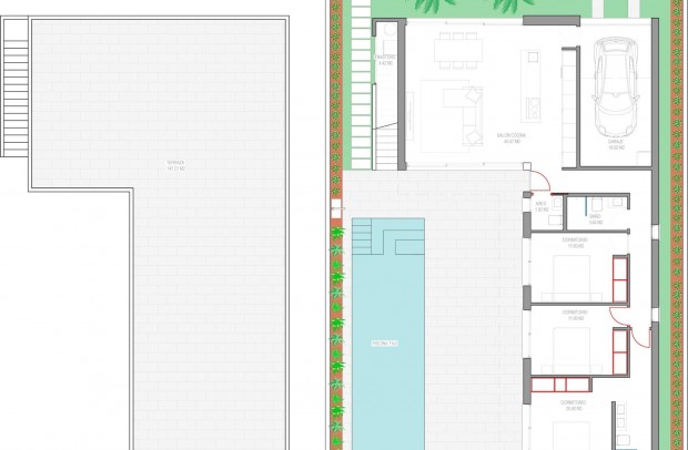 Nouvelle construction - Villa Detached - Los Alcazares - Serena Golf